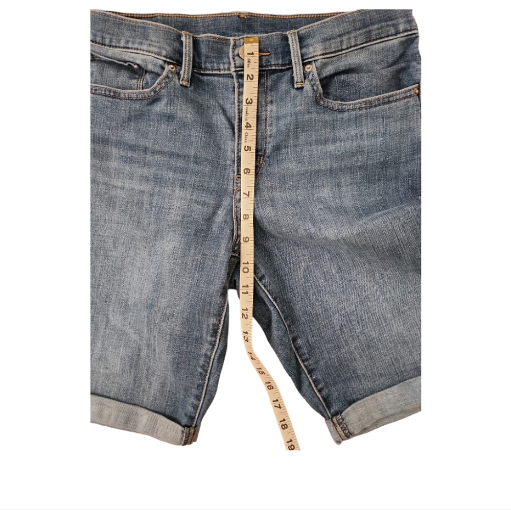 Levi's Bermuda Denim Shorts Sz 30 - Picture 4 of 7